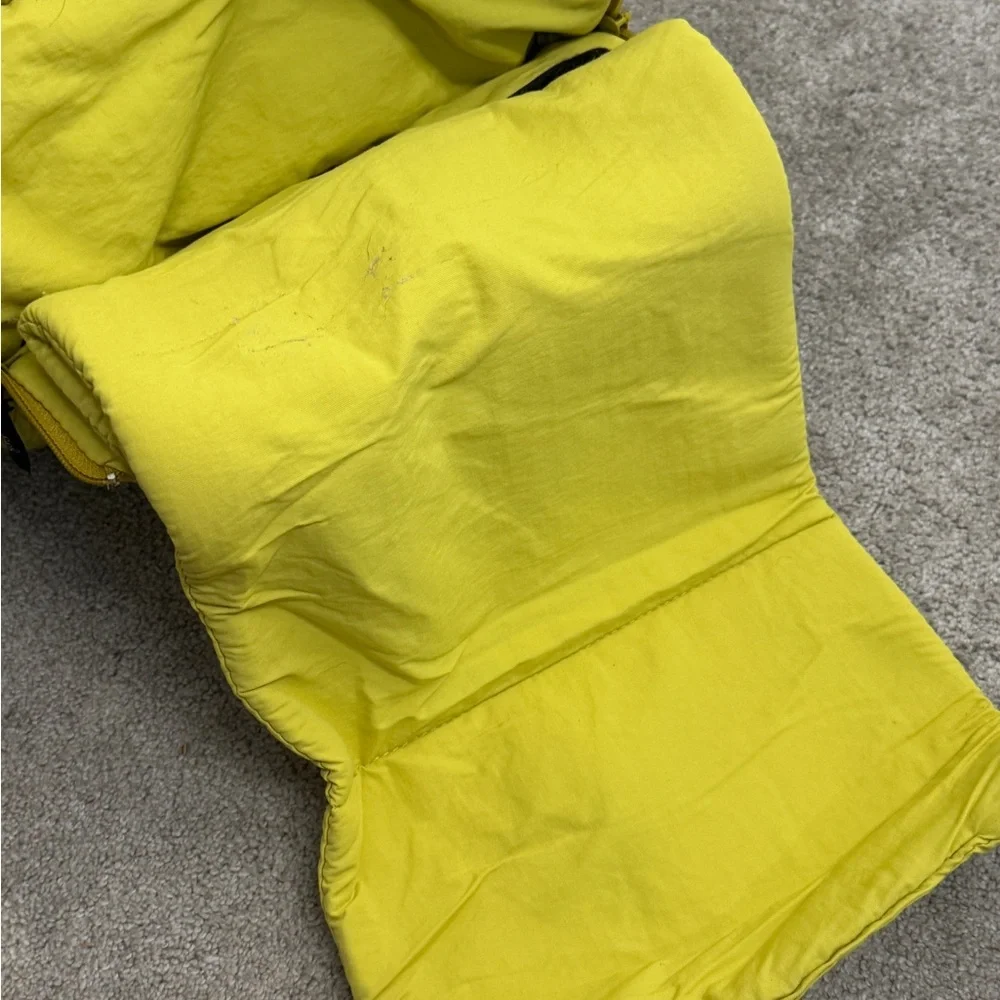 Petunia Pickle Bottom Boxy Backpack Diaper Bag Yellow Quilted